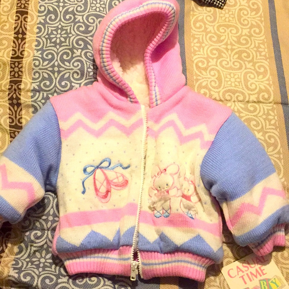 Baby girl CASUAL TIME BABY size 18 months coat.